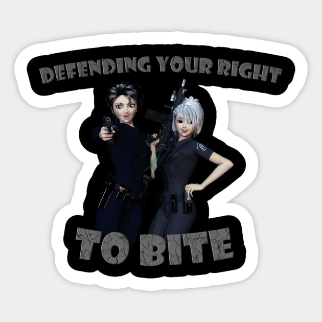 Defending the Right Sticker by anubicdarque